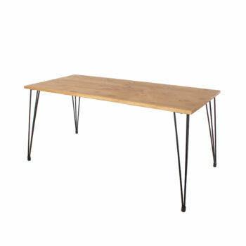 Core Augusta dining table antique waxed pine finish 1500mm wide-0