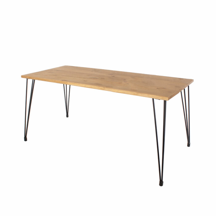 Core Augusta dining table antique waxed pine finish 1500mm wide-0