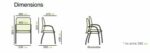 BIG DEALS Dams Prague wooden conference chair with fixed arms-31961