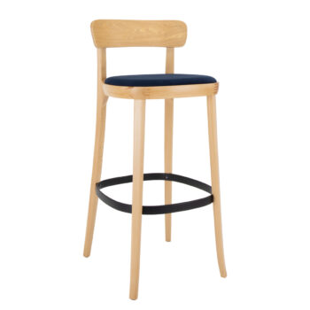 Elite Aura Stool with Wooden Frame-0