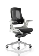 BIG DEALS Dynamic Zure Executive Chair - Black or White Seat, White Shell-32583