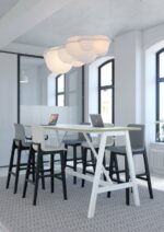 Elite Bill Stool with Polypropylene Shell & Wooden Frame-35103