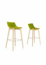 Elite Escape Wood Stool with Wooden Frame-35036