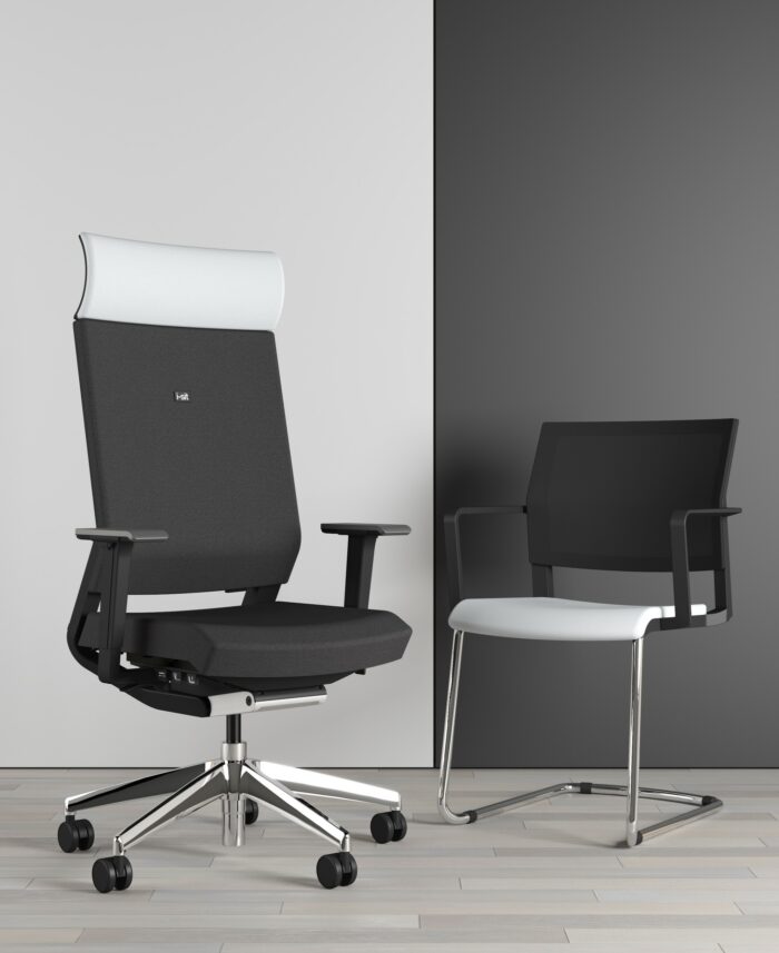 Elite I-SIT Mesh Cantilever Meeting Chair-33156