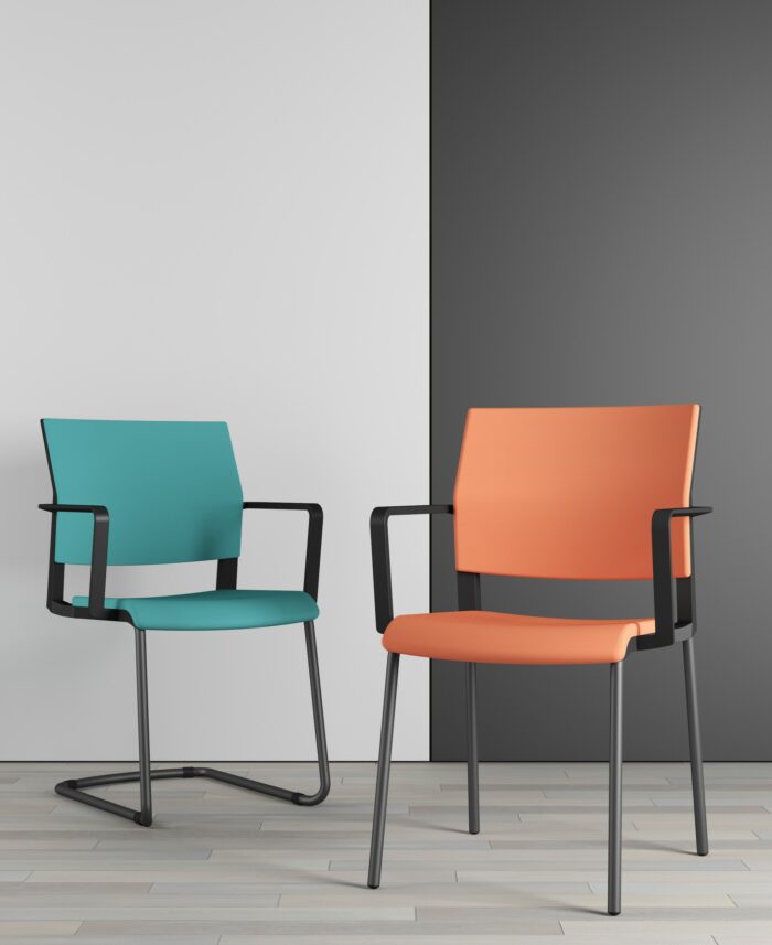Elite I-SIT Upholstered 4 Legged Meeting Chair-33158