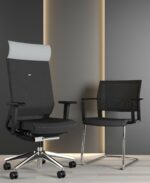 Elite I-SIT Mesh Cantilever Meeting Chair-33157