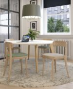Elite Multi-Purpose Seating Aura Chair with Wooden Frame & Upholstered Seat Pad-34619