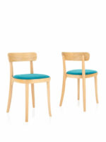 Elite Multi-Purpose Seating Aura Chair with Wooden Frame & Upholstered Seat Pad-34617