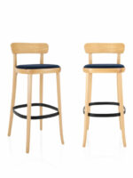 Elite Aura Stool with Wooden Frame-35046