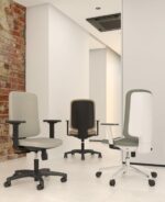 Elite Eden Upholstered Operator Chair with Black Shell-33238