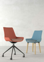 Elite Multi-Purpose Seating Hampton Fully Upholstered Wooden 4 Legged Chair-34560