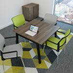 Elite I-SIT Upholstered 4 Legged Meeting Chair-33162