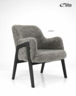 Elite Lusso Lounge Chair with Wooden Frame-35429