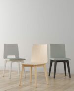 Elite Multi-Purpose Seating Multiply Wood Chair Open Back Wooden Frame-34586