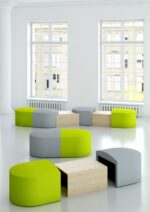 Elite Pill Modular Seating System with Table-36064