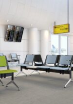 Elite Multi-Purpose Seating Bench with Upholstered Seat & Upholstered Back - Two Seater-34475