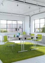 Elite Vice Versa Multi-Purpose Seating Chair with Polypropylene Shell & Upholstered Seat & Back-34180
