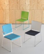 Elite Vice Versa Multi-Purpose Seating Chair with Polypropylene Shell & Upholstered Seat-34176