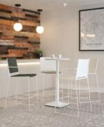 Elite Vice Versa Stool with Polypropylene Shell & Arms-35024