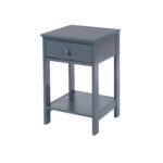 Core Options shaker, 1 drawer petite bedside cabinet in blue-36275