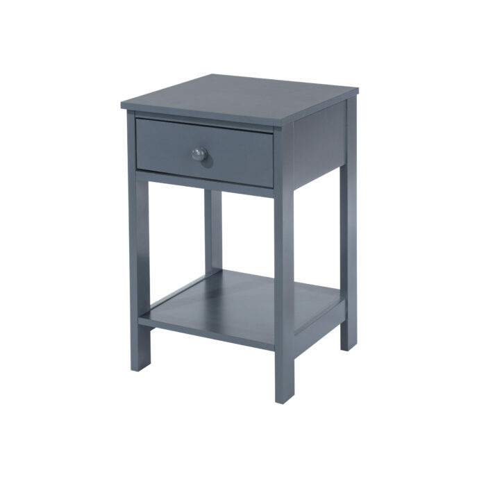 Core Options shaker, 1 drawer petite bedside cabinet in blue-36275