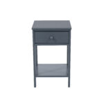 Core Options shaker, 1 drawer petite bedside cabinet in blue-36278
