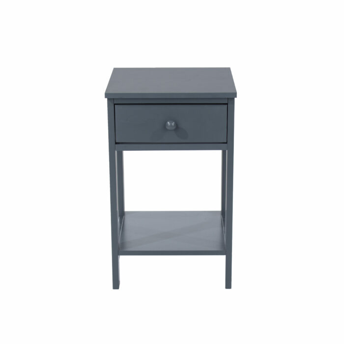 Core Options shaker, 1 drawer petite bedside cabinet in blue-36278