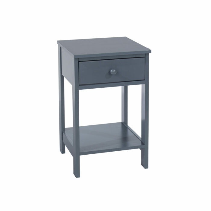 Core Options shaker, 1 drawer petite bedside cabinet in blue-0
