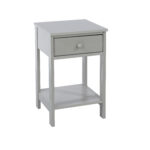 Core Options shaker, 1 drawer petite bedside cabinet in grey-0