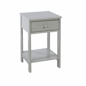 Core Options shaker, 1 drawer petite bedside cabinet in grey-0