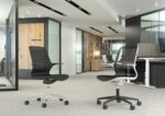 Elite Tempo Agile Seating Mesh Back Chair with Black Mesh & Black Shell (Silver Base)-0