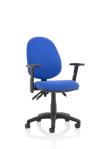 BIG DEALS Dynamic Eclipse Plus III Operator Chair - Black, Blue or Charcoal - (Fix Arms, Adjustable Arms or No Arms.) -0