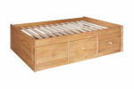Core Cabin bed antique waxed pine finish-0