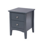 Core Blue Como 2 drawer petite beside cabinet-36155