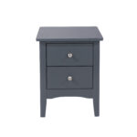 Core Blue Como 2 drawer petite beside cabinet-36153