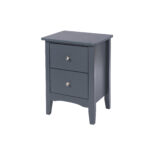 Core Blue Como 2 drawer bedside cabinet-36159