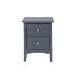 Core Blue Como 2 drawer bedside cabinet-36158