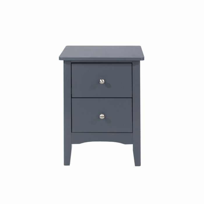 Core Blue Como 2 drawer bedside cabinet-36158