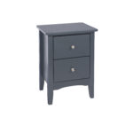 Core Blue Como 2 drawer bedside cabinet-0