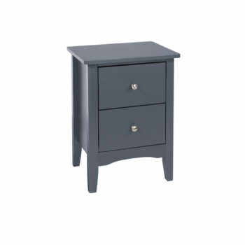 Core Blue Como 2 drawer bedside cabinet-0