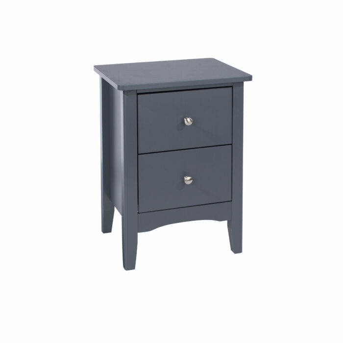 Core Blue Como 2 drawer bedside cabinet-0