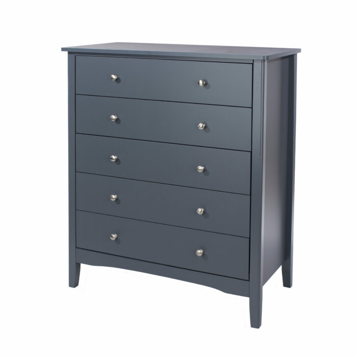 Core Blue Como 5 drawer chest-36169