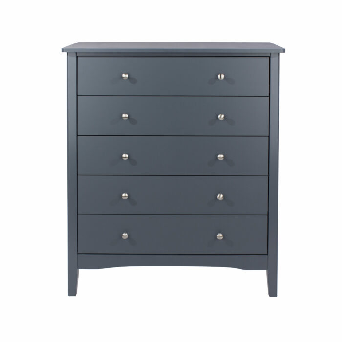 Core Blue Como 5 drawer chest-36168