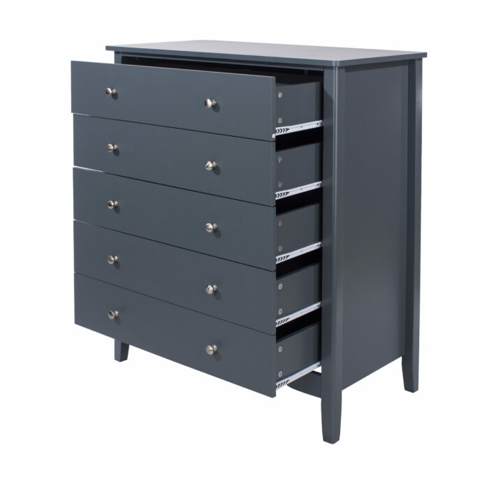 Core Blue Como 5 drawer chest-36171