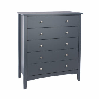 Core Blue Como 5 drawer chest-0