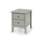 Core Grey Como 2 drawer petite beside cabinet-36182