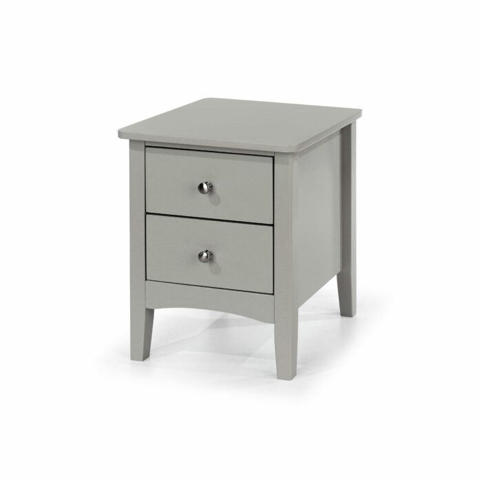 Core Grey Como 2 drawer petite beside cabinet-36182
