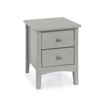 Core Grey Como 2 drawer petite beside cabinet-0