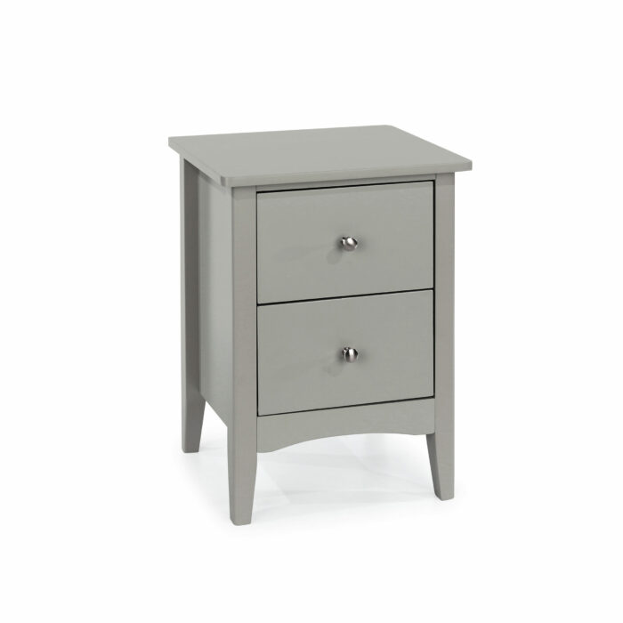 Core Grey Como 2 drawer bedside cabinet-0