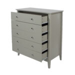 Core Grey Como 5 drawer chest-36211